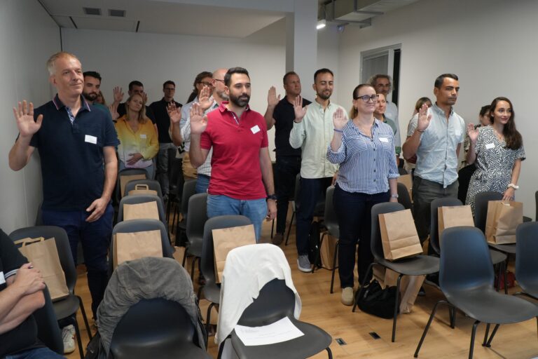 Des nouveaux membres accueillis pour la 1ère fois dans nos nouveaux locaux